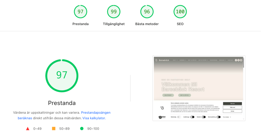 Prestanda efter uppdateringar