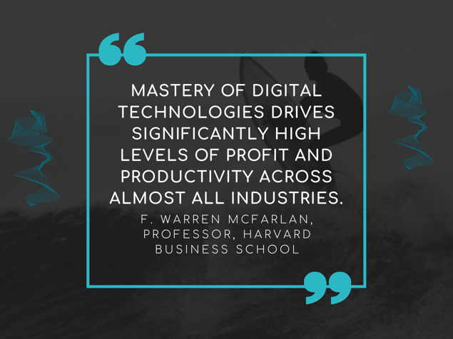 When mastering digital technologies, companies are able to increase their profit and productivity.