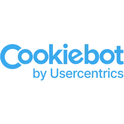 A picture of the Cookiebot logo