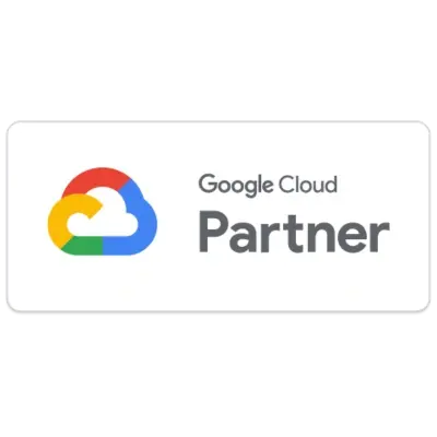A picture of the Google Cloud partner logo
