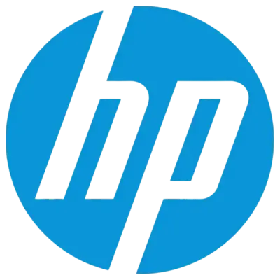 A picture of the HP logo